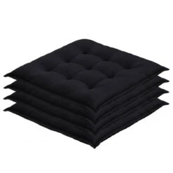 Coussins Garden Basic (lot De 4) -Komar Boutique sitzkissen garden basic 4er set webstoff schwarz 5131500